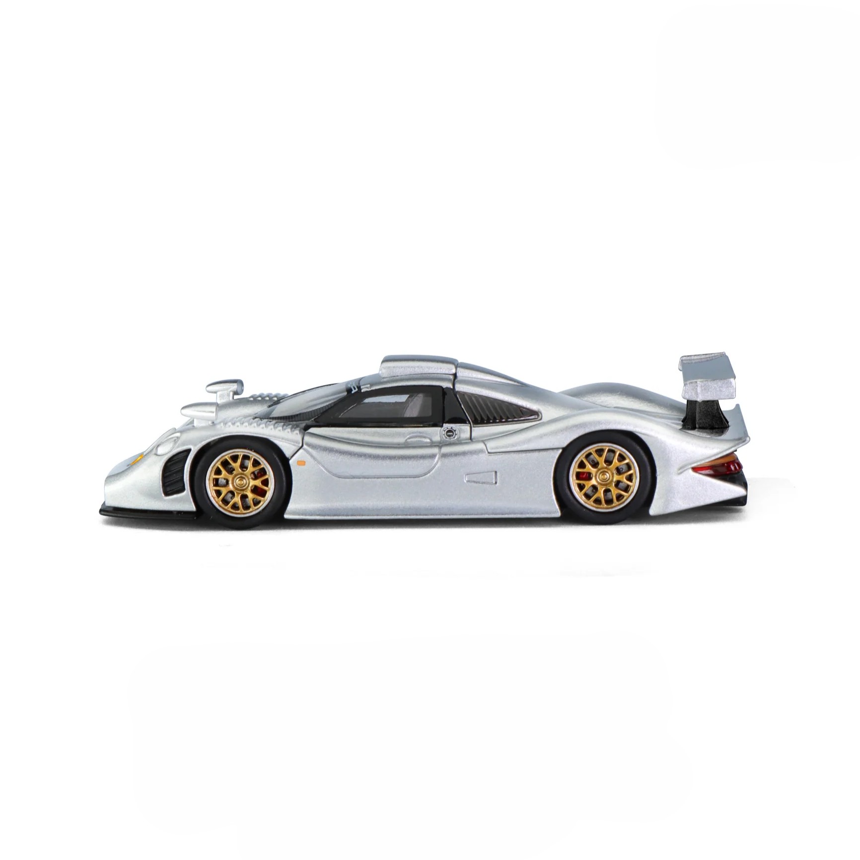 Porsche 911 GT1 1998 silver 1:64 Trends Hobby