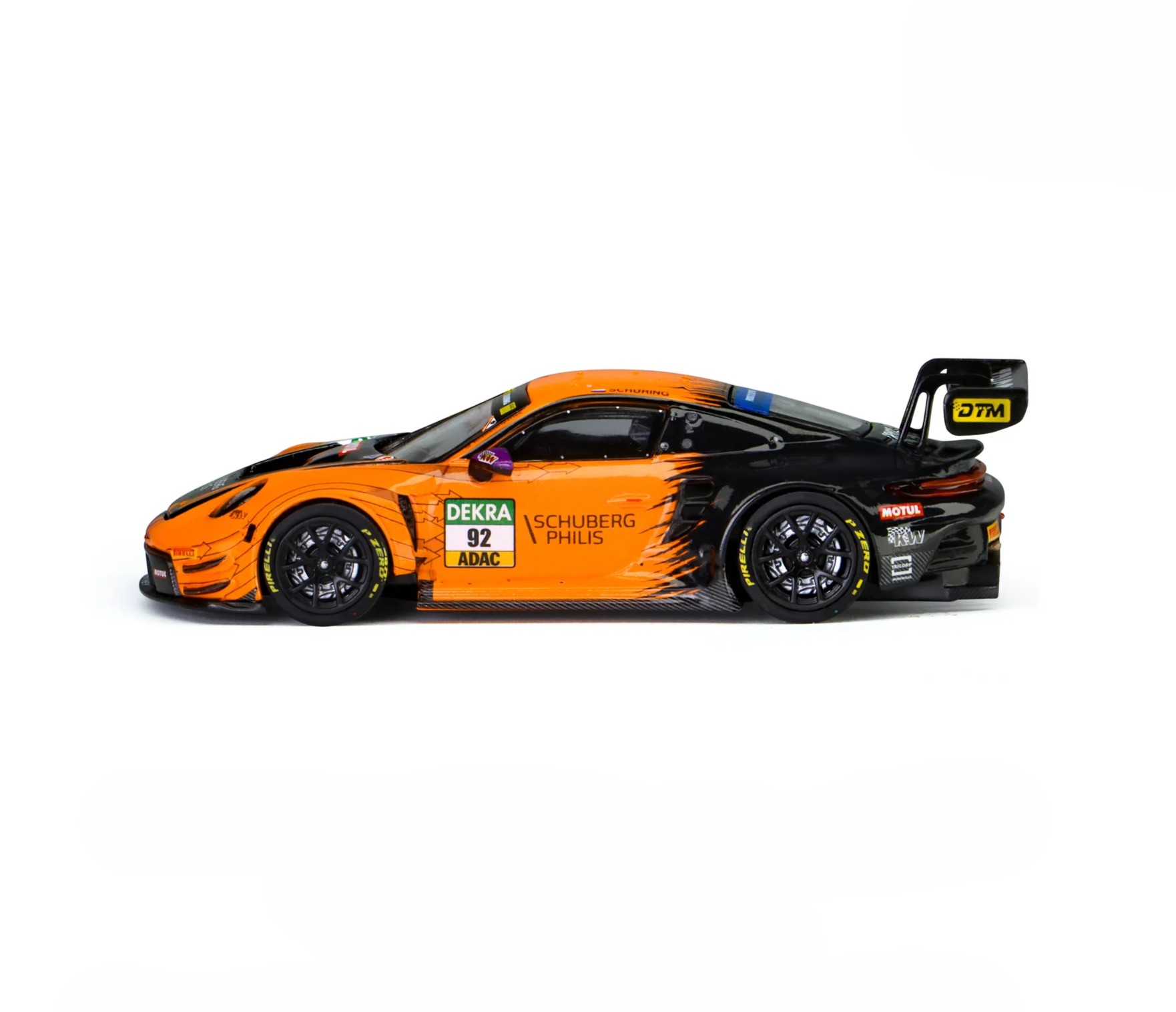 Porsche 911 GT3 R Manthey EMA #92 M.Schuring DTM 2025 orange/black 1:64 Trends Hobby