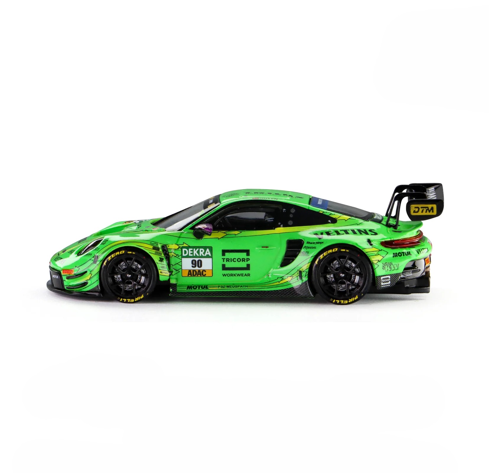 Porsche 911 GT3 R Manthey EMA #90 A.Güven DTM 2025 green 1:64 Trends Hobby