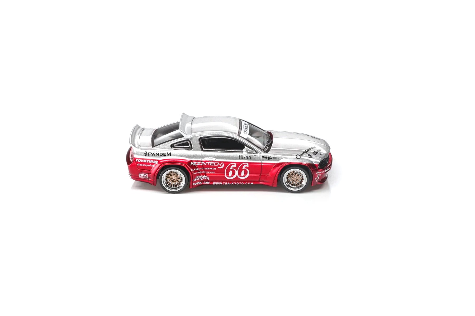 Ford Mustang Pandem Rocket Bunny moontech red 1:64 ModelModel