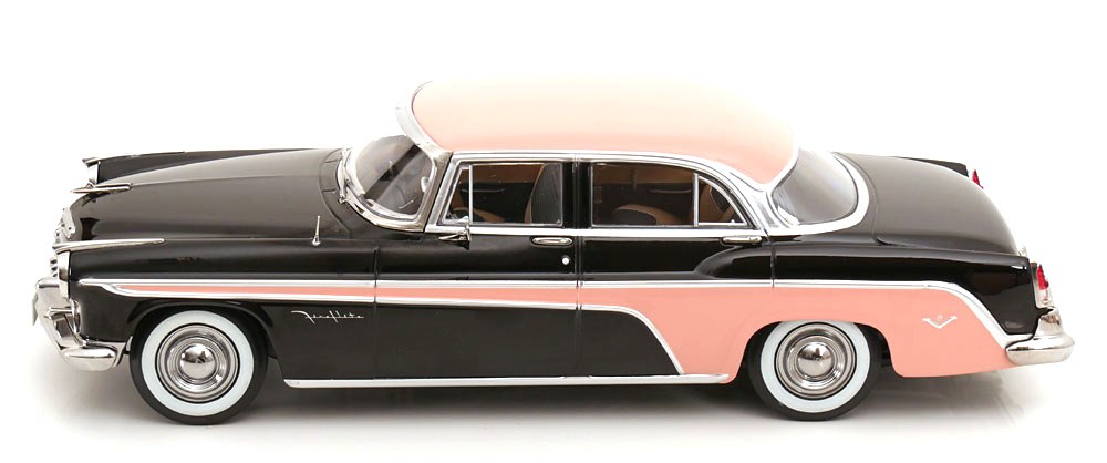 DeSoto Fireflite Sedan 1955 black/pink 1:18 KK Scale