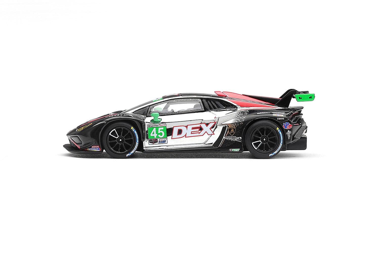 Lamborghini Huracan GT3 EVO2 DEX Wayne Taylor Racing #45 D.Formal/T.Hindman Chevrolet Grand Prix 2025 1:64 Mini GT