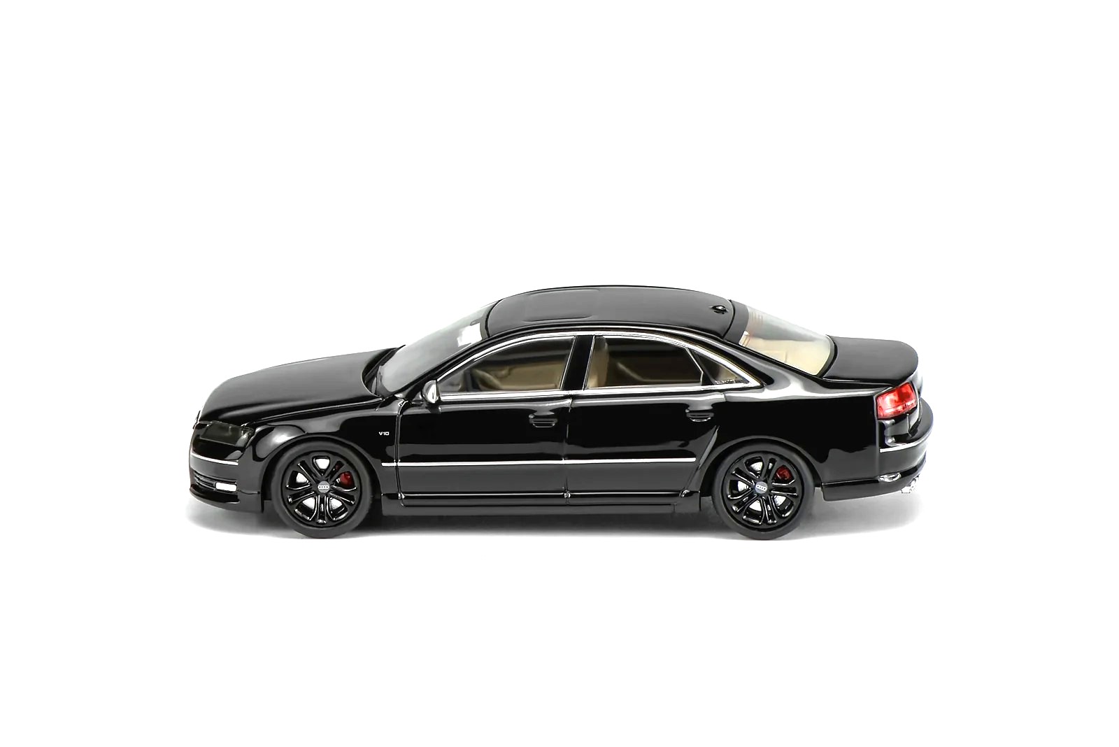 Audi A8 S8 2008 black 1:64 Motorhelix 