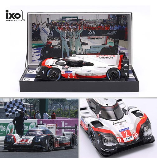Porsche 919 Hybrid #2 Benrhard/Hartley/Bamber Sieger Winner 24H Le Mans 2017 1:18 Ixo Models