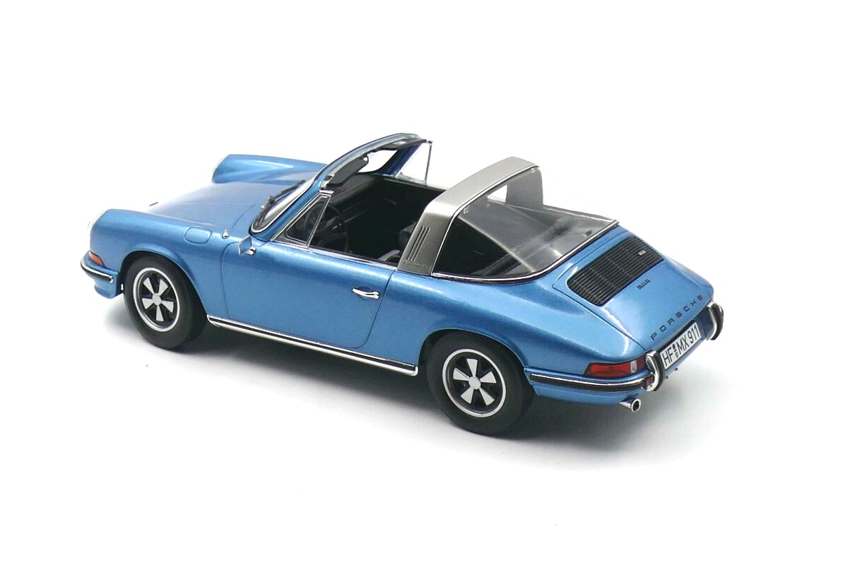 Porsche 911 S 2.4 Targa 1973 blue metallic 1:18 Norev