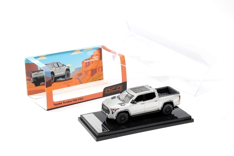 Toyota Tundra TRD PRO Pick-Up 2023 grey 1:64 GCD