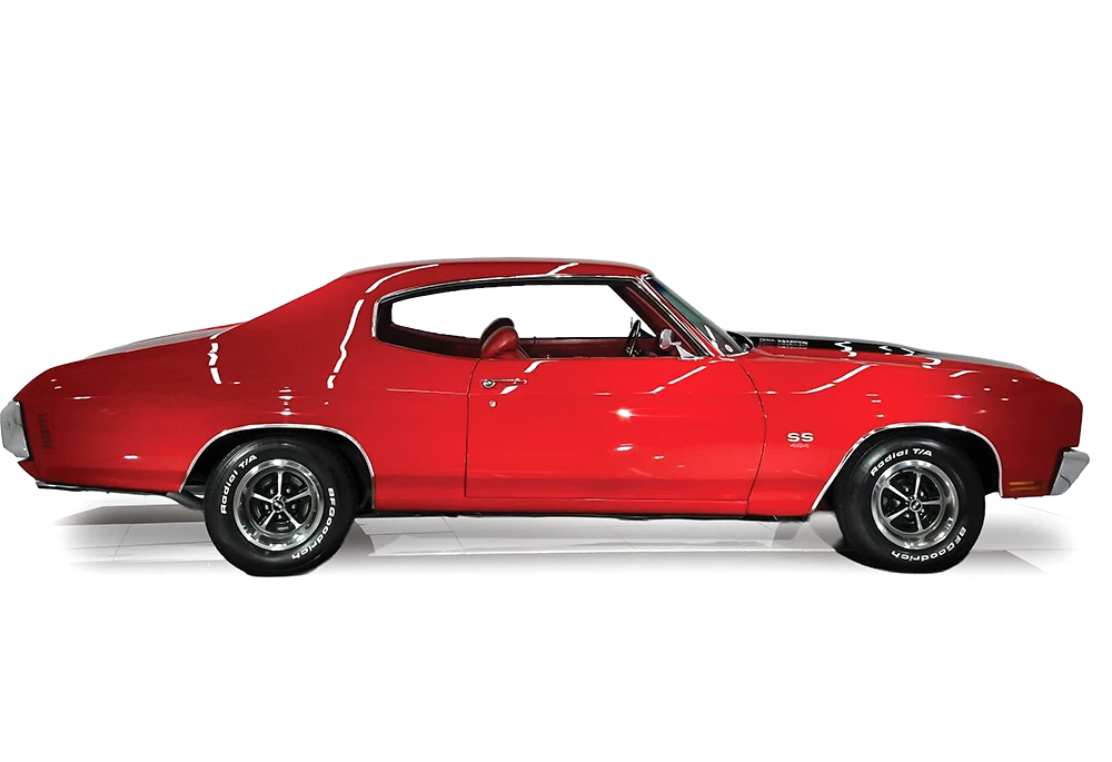 Chevrolet Chevelle SS 454 1970 cranberry red 1:43 Ixo America