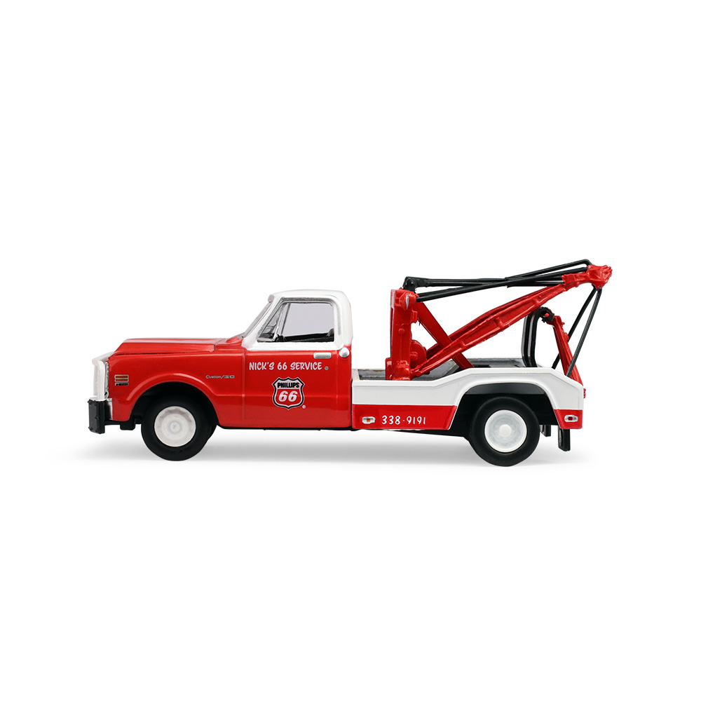 Chevrolet C-30 Dually Wrecker 1971 Phillips 66 *Dually Drivers Series 17* red 1:64 Greenlight