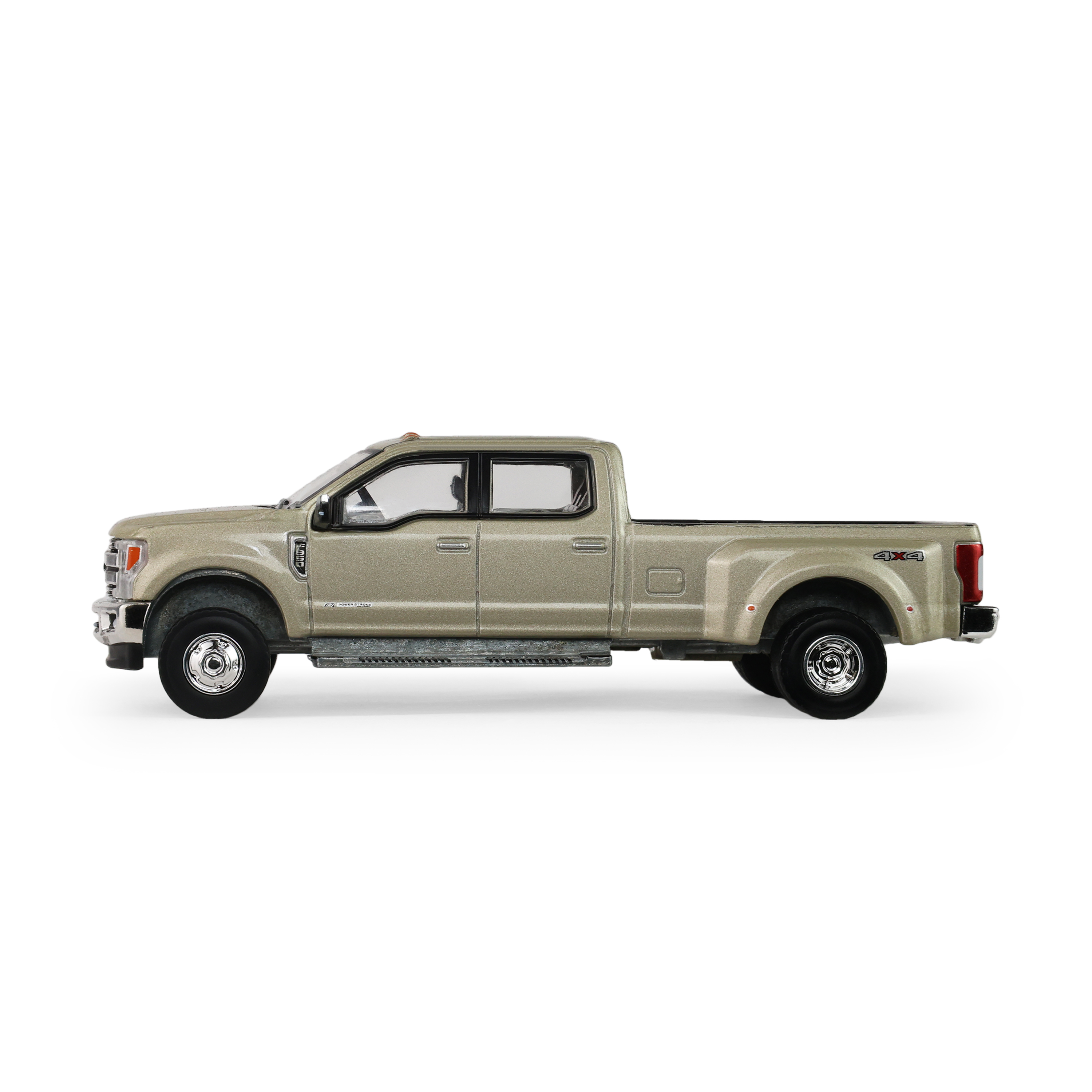 Ford F-350 2018 *Dually Drivers Series 17* white gold 1:64 Greenlight