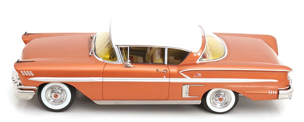 Chevrolet Bel Air Impala Coupe 1958 copper/cream 1:18 KK Scale