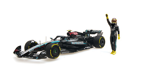 Mercedes-AMG Petronas F1 Team W15 E Performance #44 L.Hamilton Abu Dhabi GP 2024 with Figurine - Last Race Mercedes GP 1:43 Minichamps