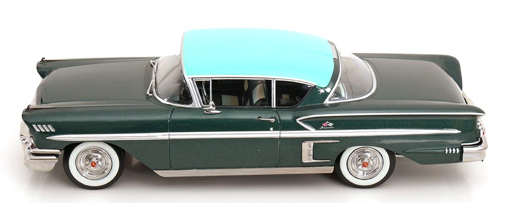 Chevrolet Bel Air Impala Coupe 1958 dark green metallic/green 1:18 KK Scale