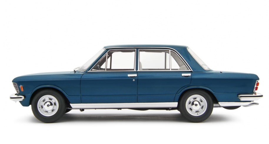 Fiat 130 Berlina 1971 blue metallic 1:18 Laudoracing Model