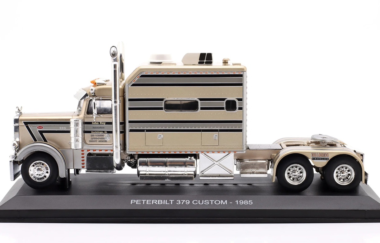 Peterbilt 379 Custom Truck 1985 beige/grey 1:43 Hachette