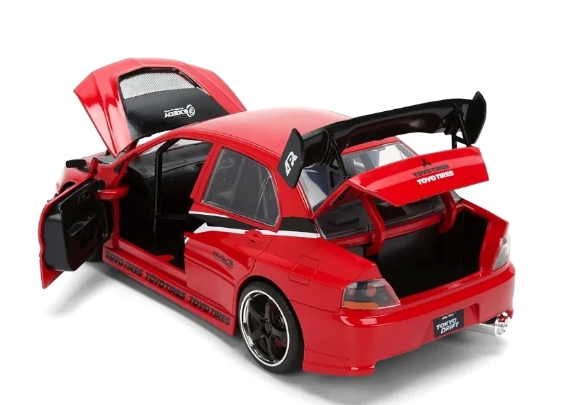 Mitsubishi Lancer EVO IX Fast & Furious 2006 red 1:24 Jada Toys