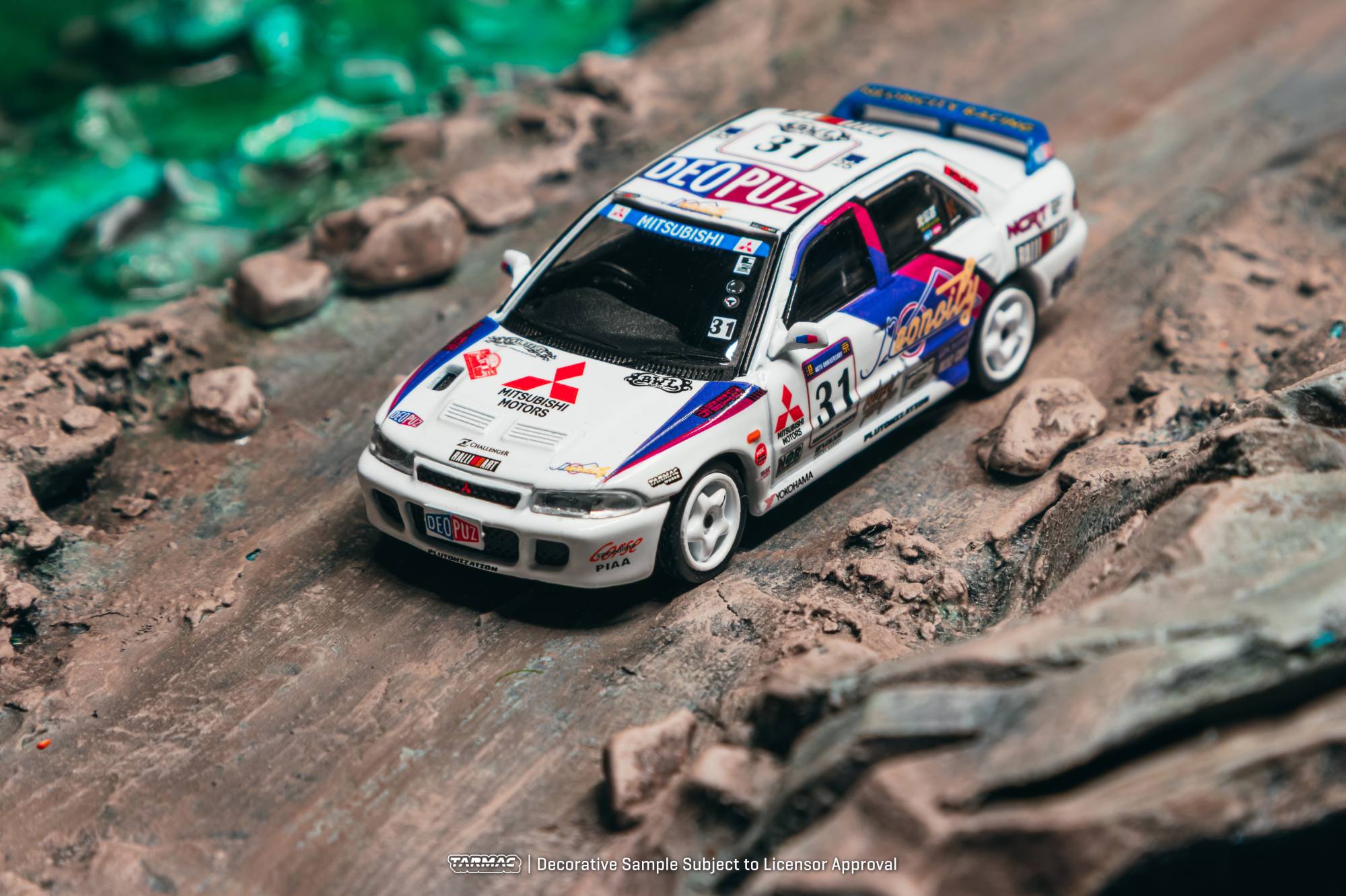 Mitsubishi Lancer Evolution Hong Kong Beijing Rally 2025 1:64 Tarmac