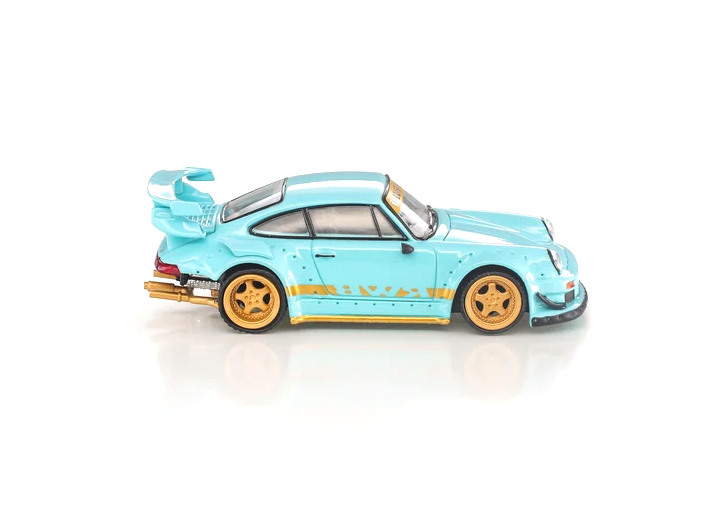 Porsche RWB 930 tiffany blue 1:64 ModelModel