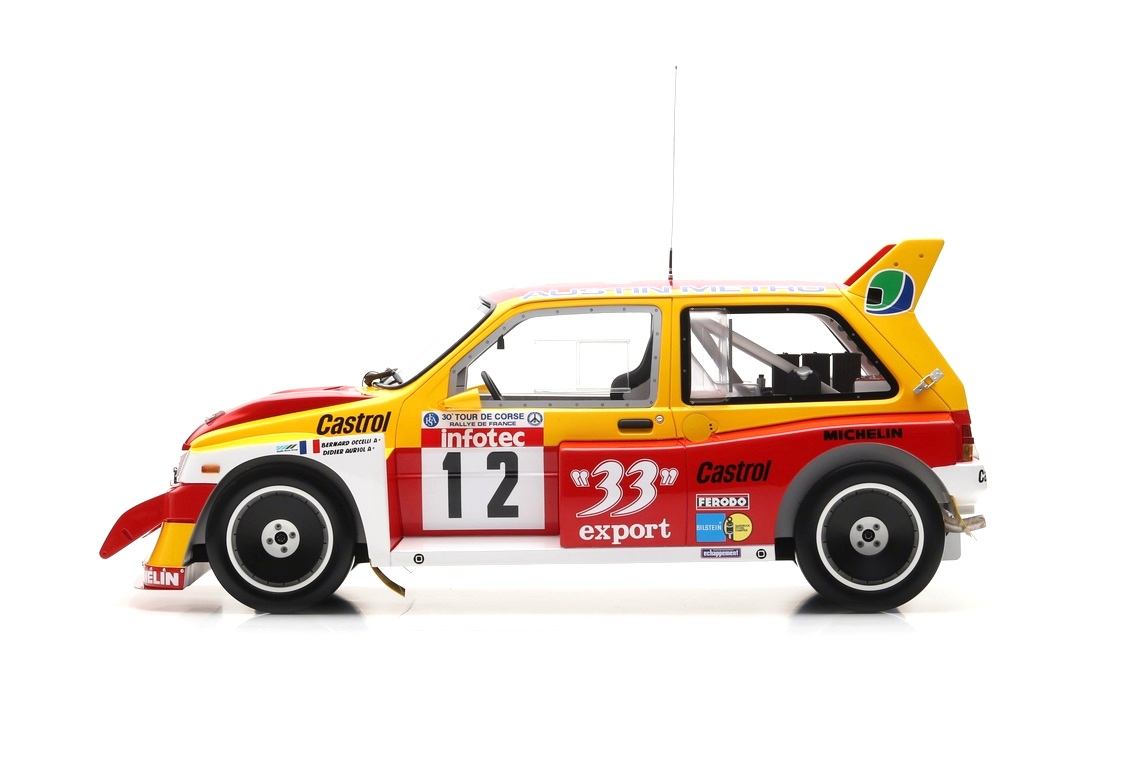 MG Metro 6R4 #12 D.Auriol/B.Occelli Tour de Corse 1986 1:8 Spark