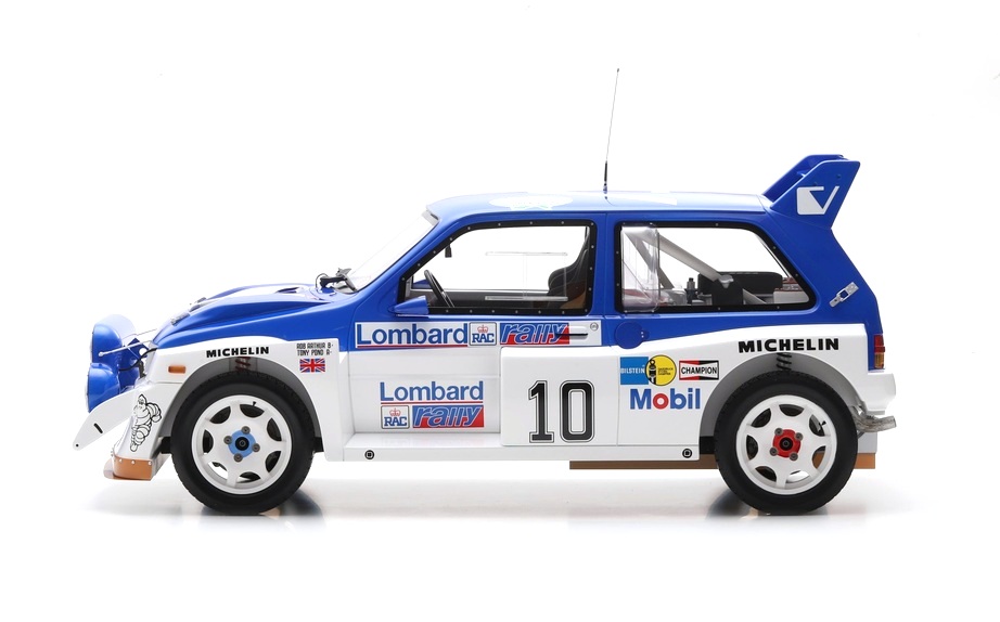MG Metro 6R4 #10 T.Pond/R.Arthur 3rd RAC Rallye 1985 1:8 Spark
