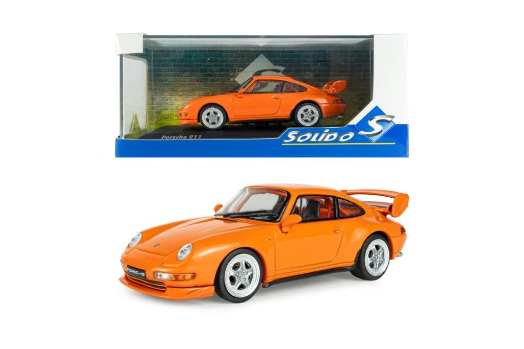 Porsche 911 993 RS Clubsport 1995 blood orange 1:43 Solido