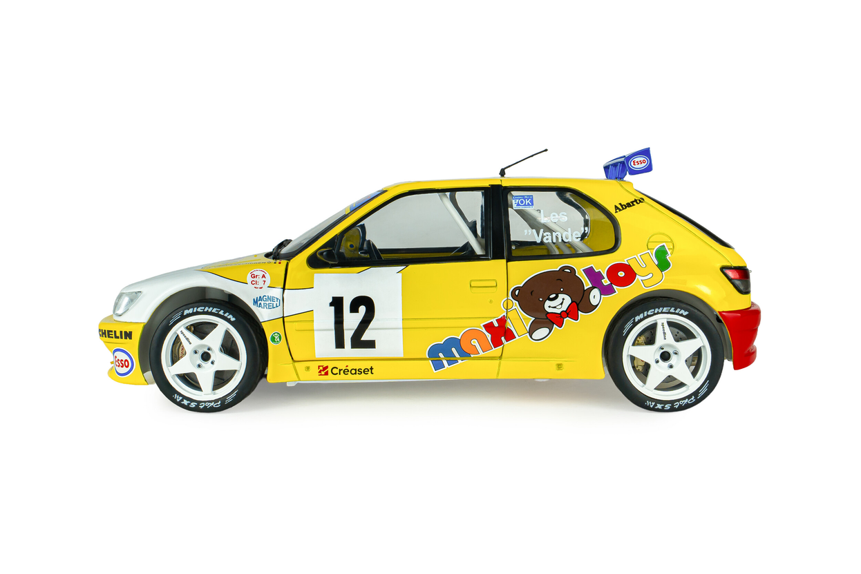 Peugeot 306 #12 J.P.Vandewauver/J.M.Vanderschuren Rally Du Condroz 1997 1:18 Solido