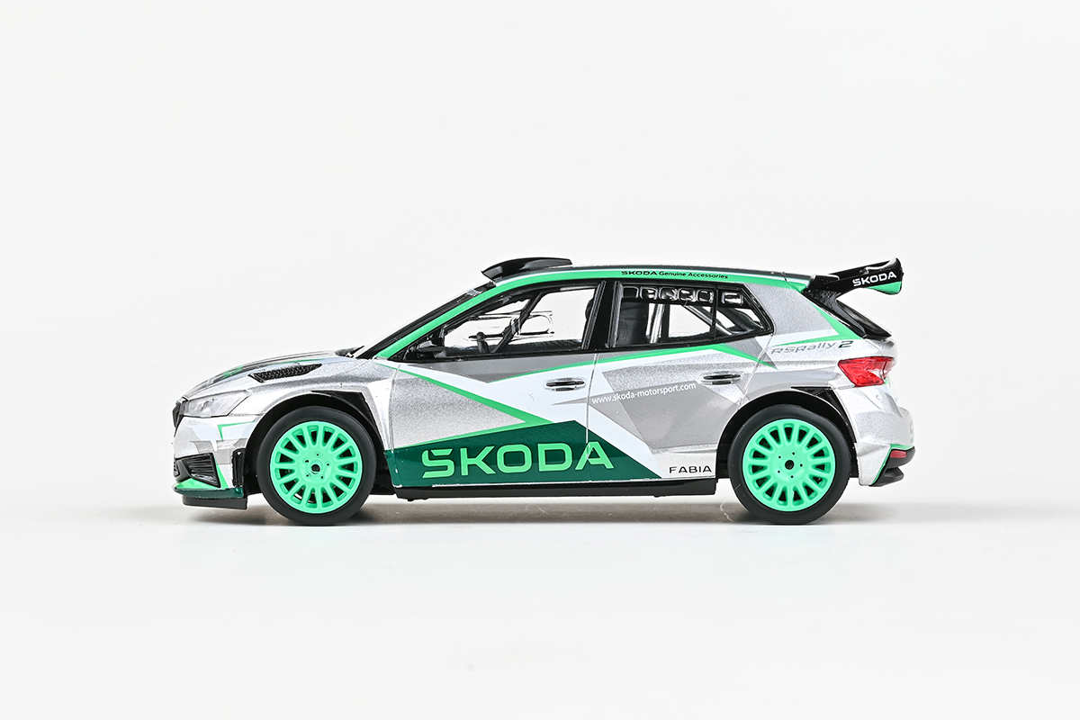 Škoda Fabia IV RS Rally2 2022 Škoda Motorsport Design 2023 1:43 Abrex