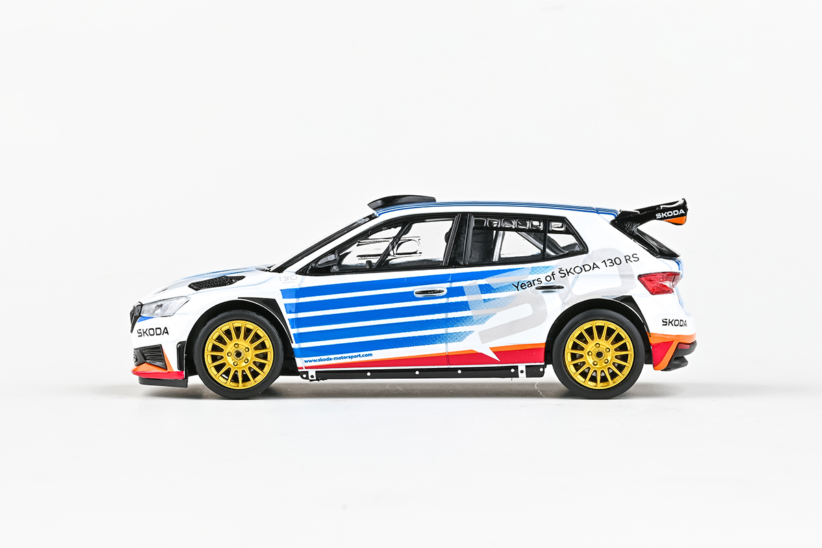 Škoda Fabia IV RS Rally2 2022 Škoda Motorsport Design 2025 130RS MC 1:43 Abrex