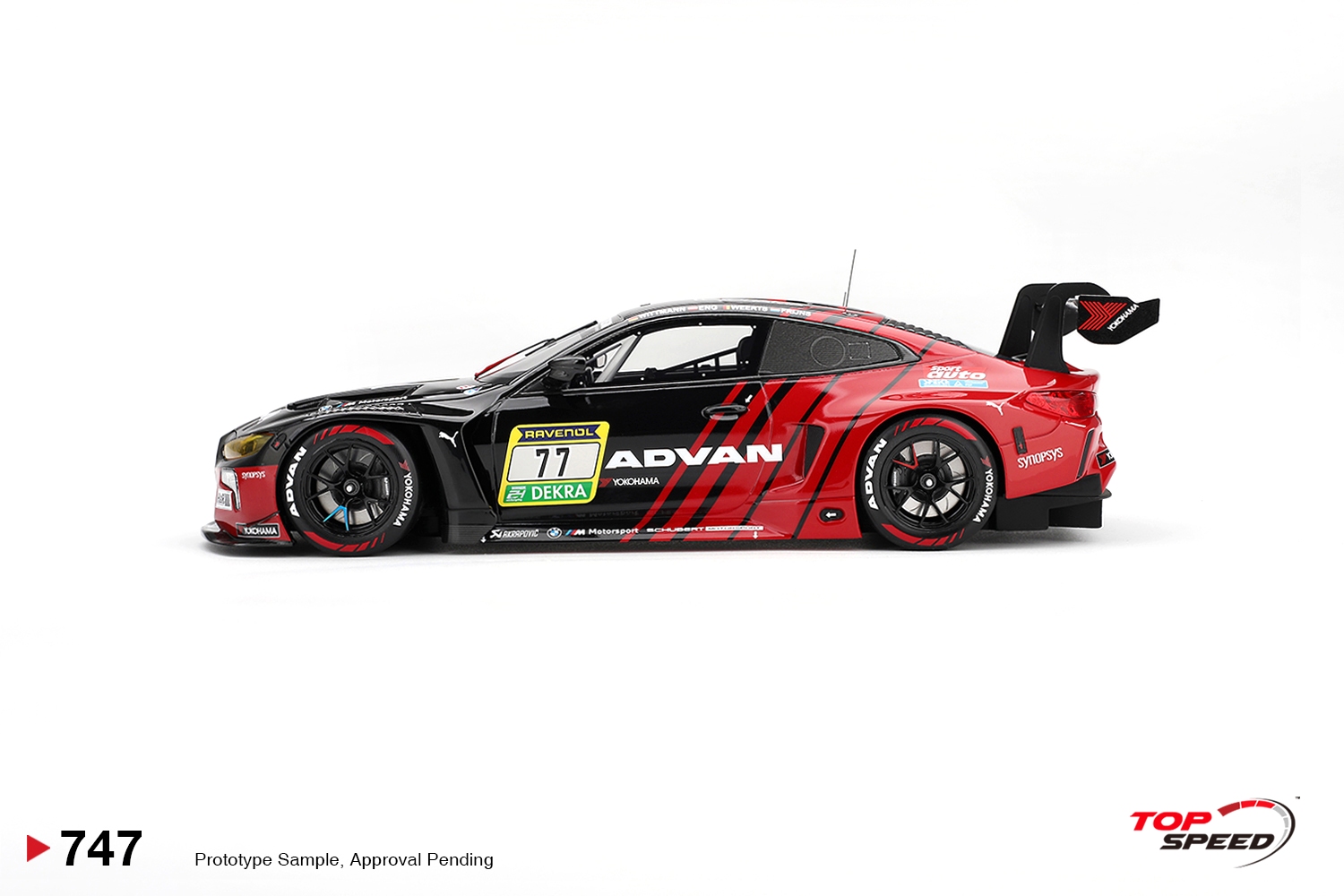 BMW M4 GT3 EVO #77 Wittmann/ Weerts/ Eng/ Frijns Schubert Motorsport 24H Nürburgring 2026 1:18 TopSpeed Models