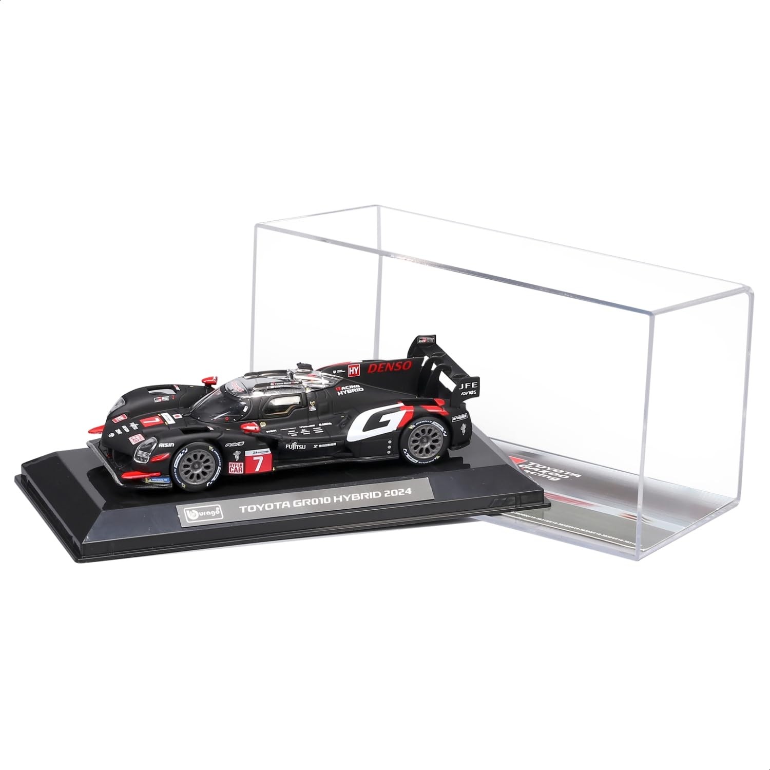 Toyota GR010 3.5L V6 Turbo Hybrid Team GAZOO Racing #7 Kobayashi/Lopez/De Vries 24H Le Mans 2024 1:43 Bburago