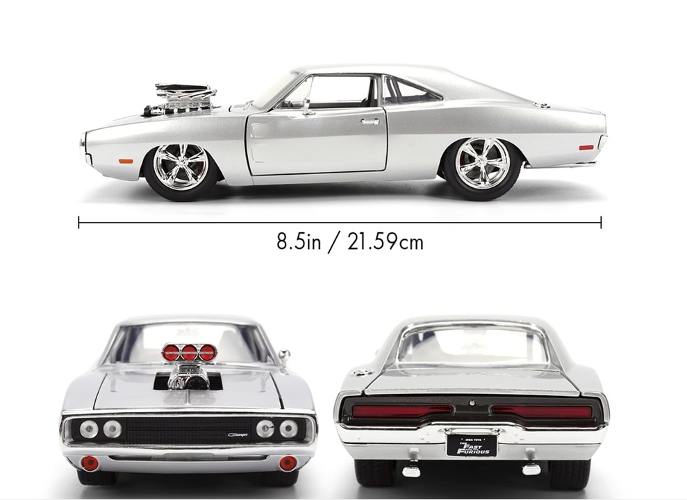 Dodge Charger *Fast & Furious* 1970 silver 1:24 Jada Toys