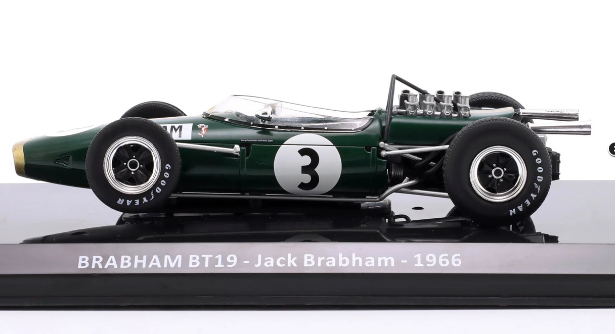 Brabham BT19 #3 J.Brabham Formula 1 World Champion 1966 1:24 Premium Collectibles