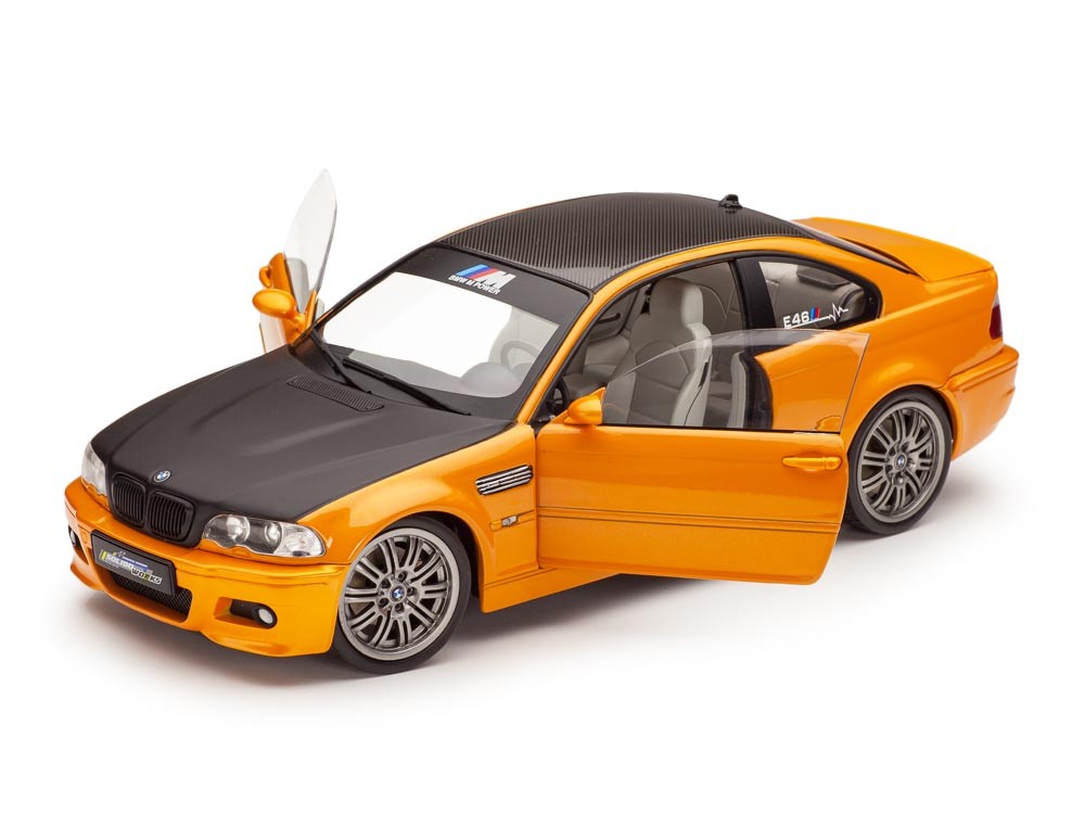 BMW E46 M3 Coupe Solido Works 2000 orange 1:18 Solido