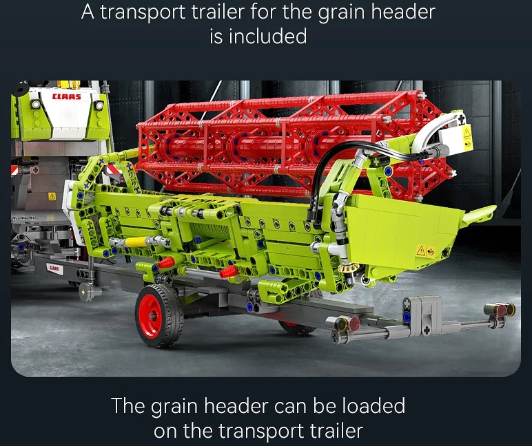 Class Dominator Mietitrebbia 370 green/red 1:17 CaDA