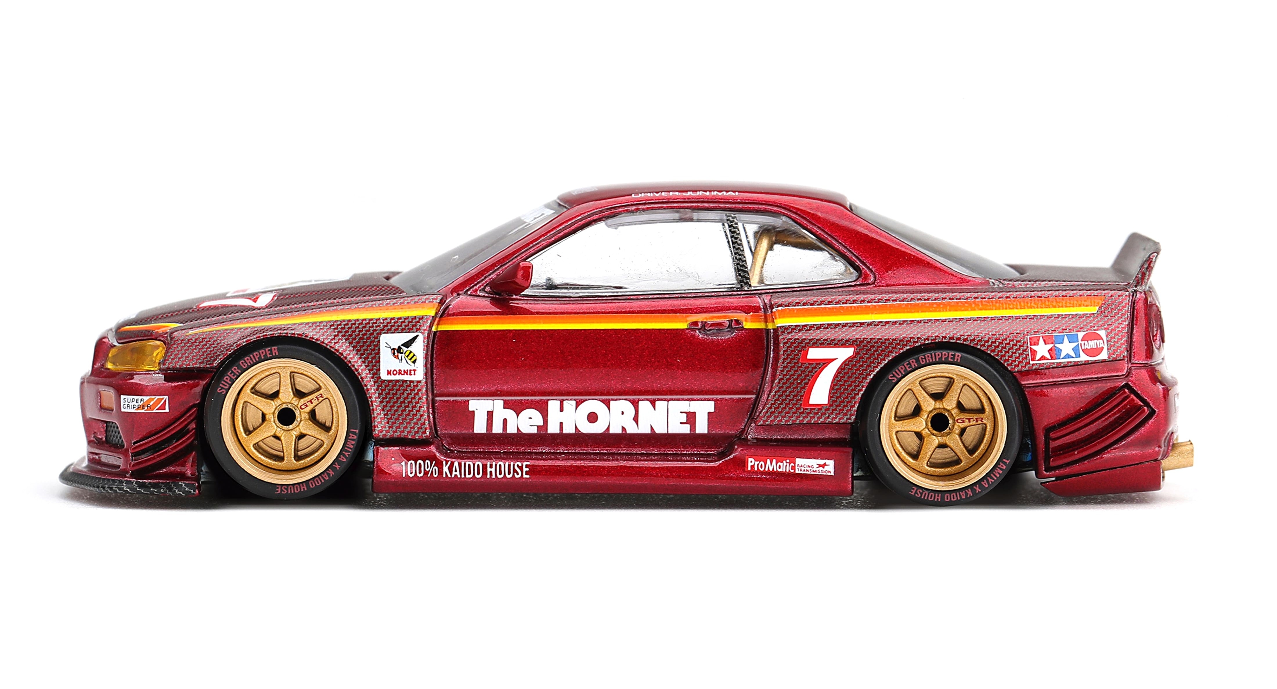 Nissan Skyline GTR (R34) 1999 Tamiya x Kaido House *The Hornet* V2 1:64 Mini GT