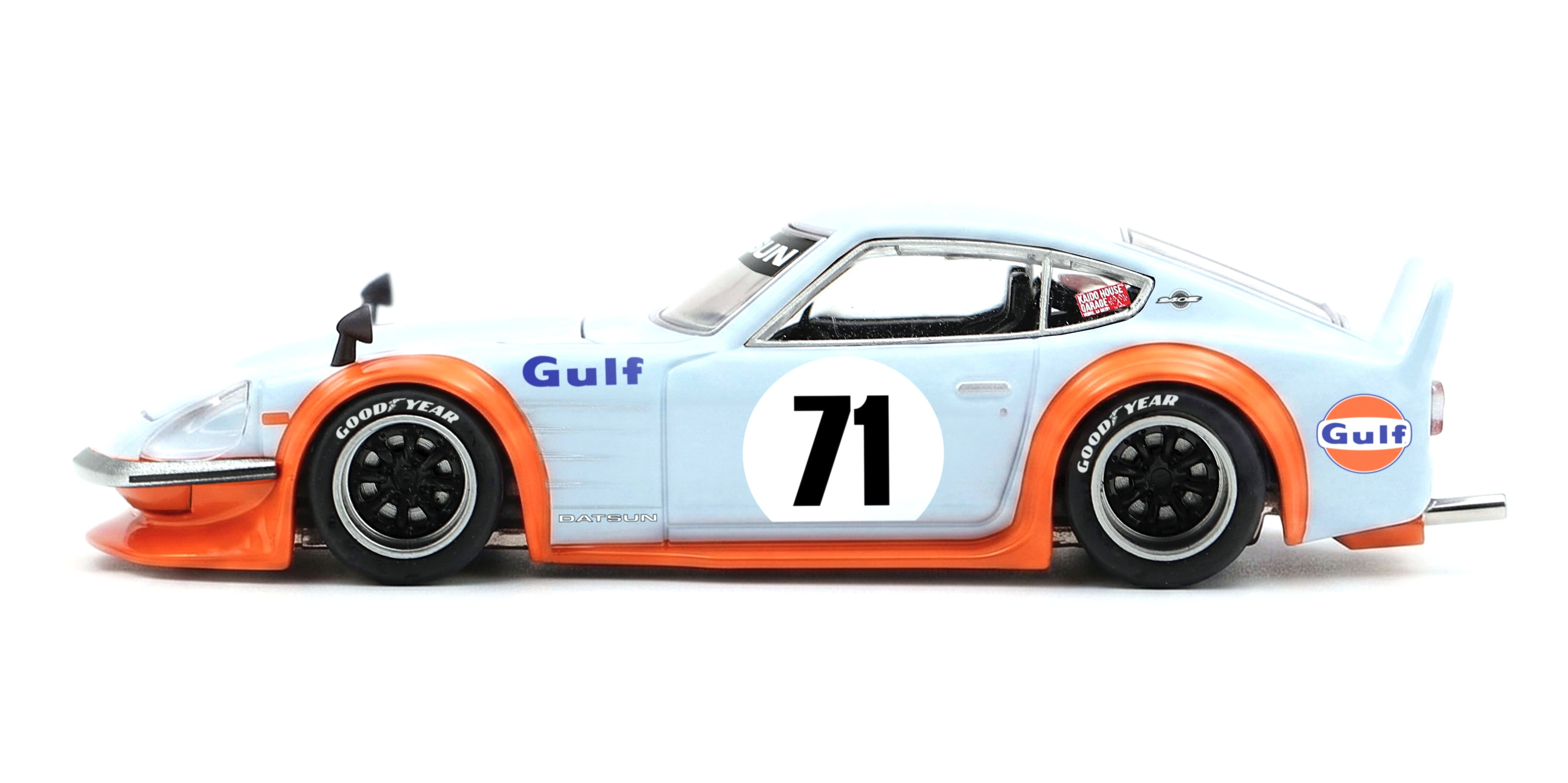 Nissan Fairlady Z 1978 Kaido GT Gulf V1 1:64 Mini GT