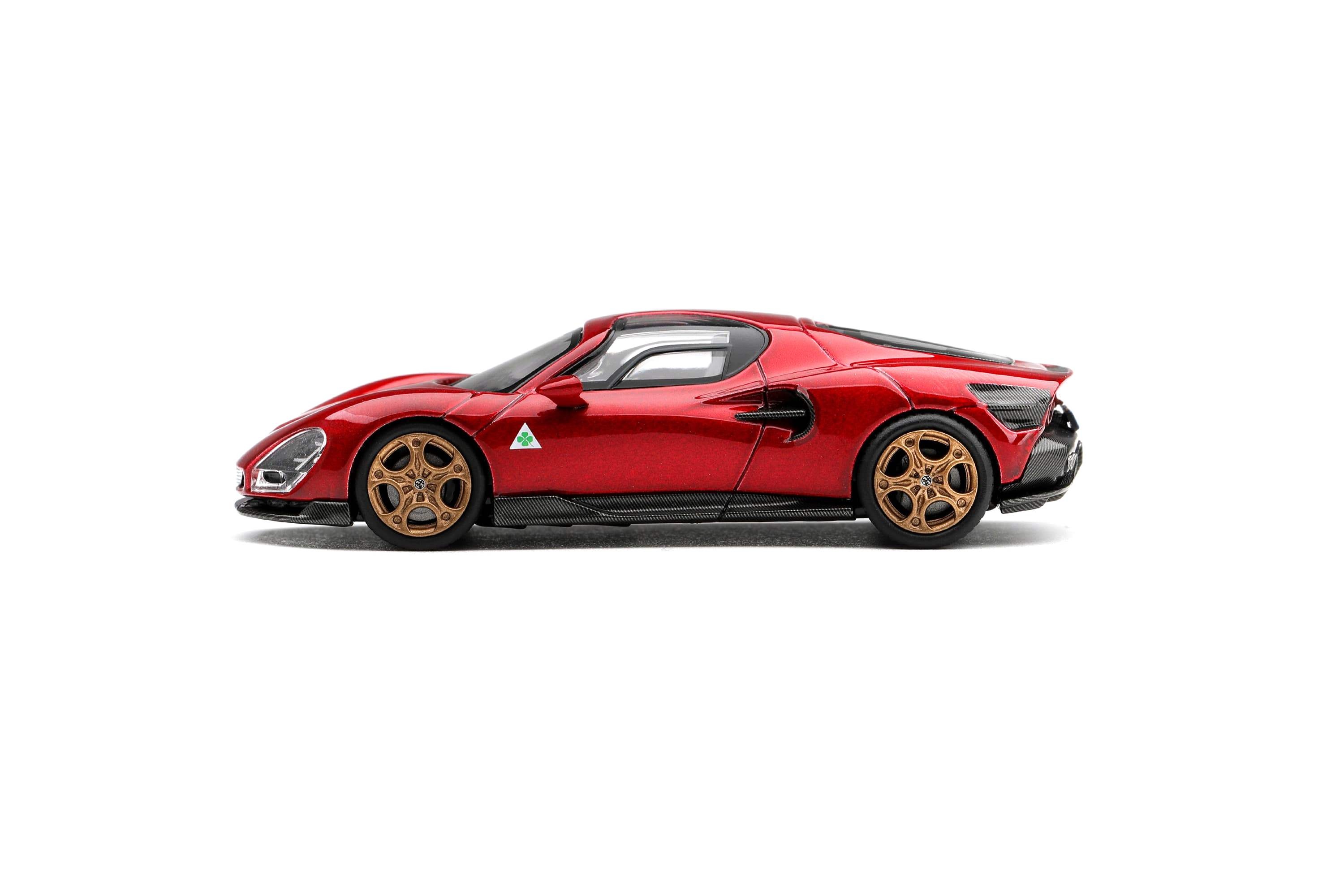 Alfa Romeo 33 Stradale 2025 rosso villa d`este 1:64 B.B.R.