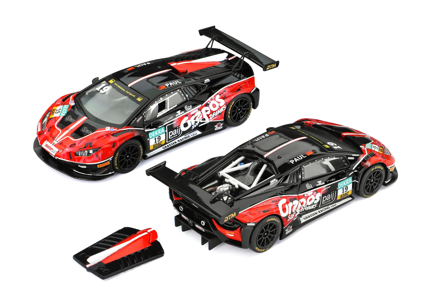 Lamborghini Huracan GT3 EVO2 GRT Grasser Racing Team #19 M.Wishofer/M.Paul/A.Caldarelli/Ch.Engelhart DTM 2023 1:64 Trends Hobby