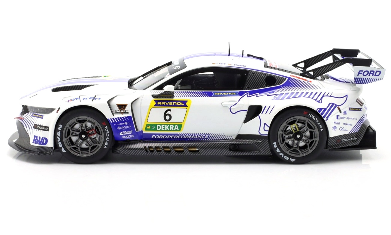 Ford Mustang GT3 #6 Stippler/ Kolb Winner NLS 8 Nürburgring 2025 1:18 Ixo Models