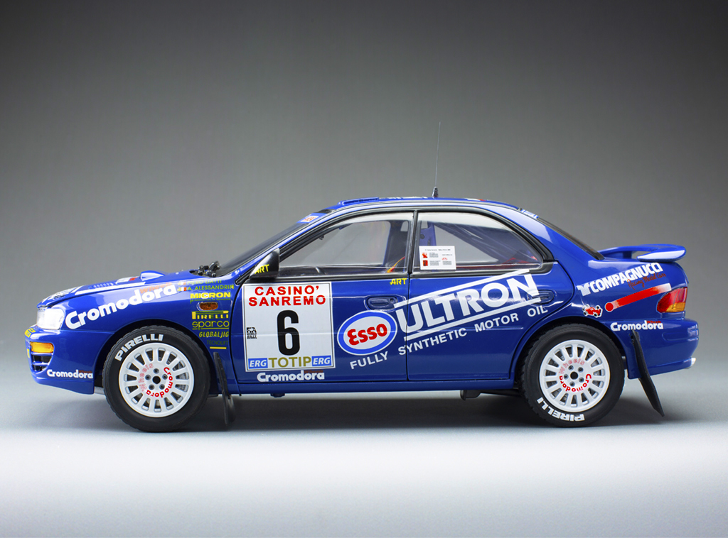 Subaru Impreza 555 #6 Liatti/ Alessandrini Rally San Remo 1995 1:18 Sun Star