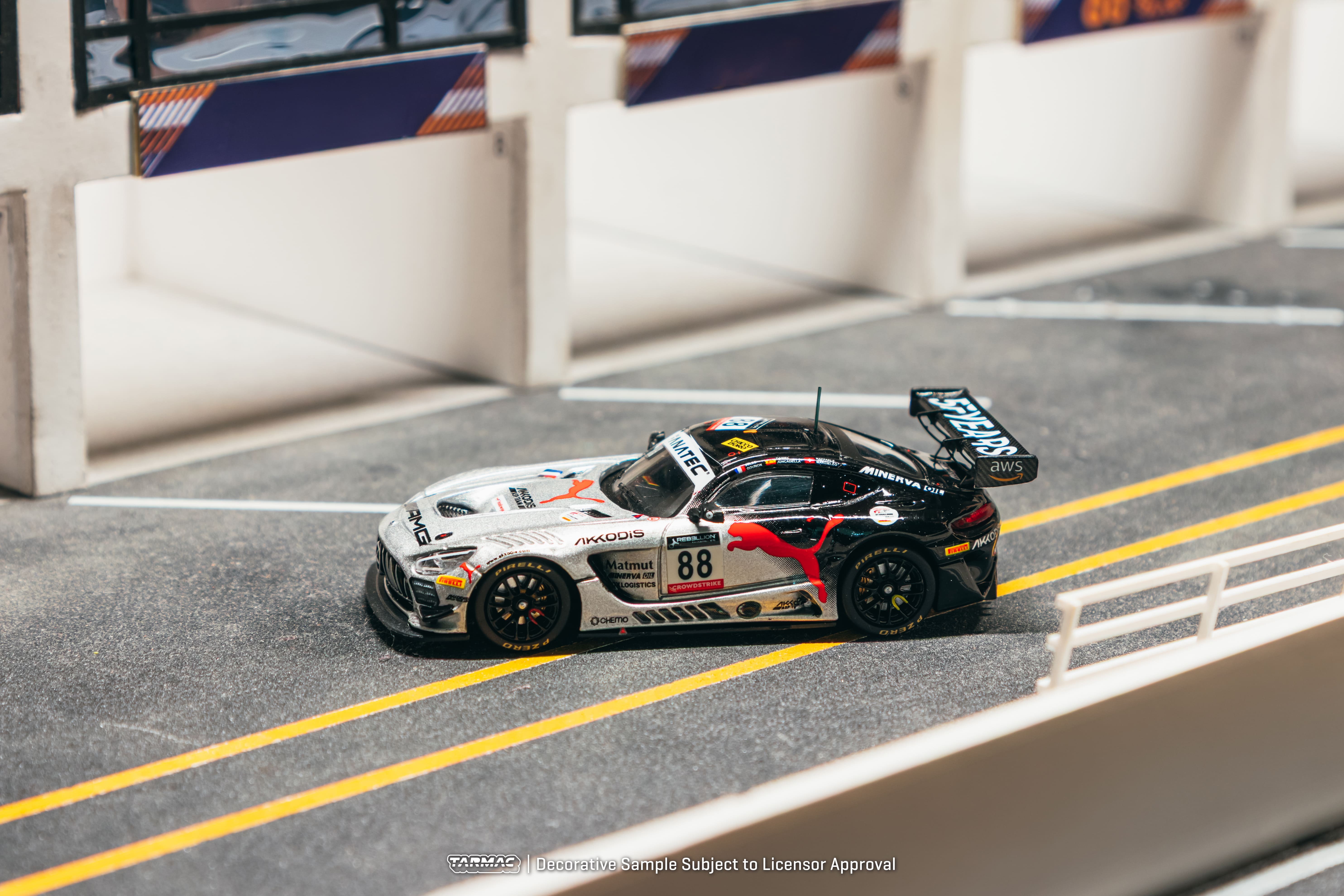 Mercedes-AMG GT3 EVO AMG Team AKKodis ASP #88 J.Gounon/D.Juncadella/R.Marciello Winner 24 Hours Of SPA 2022 1:64 Tarmac
