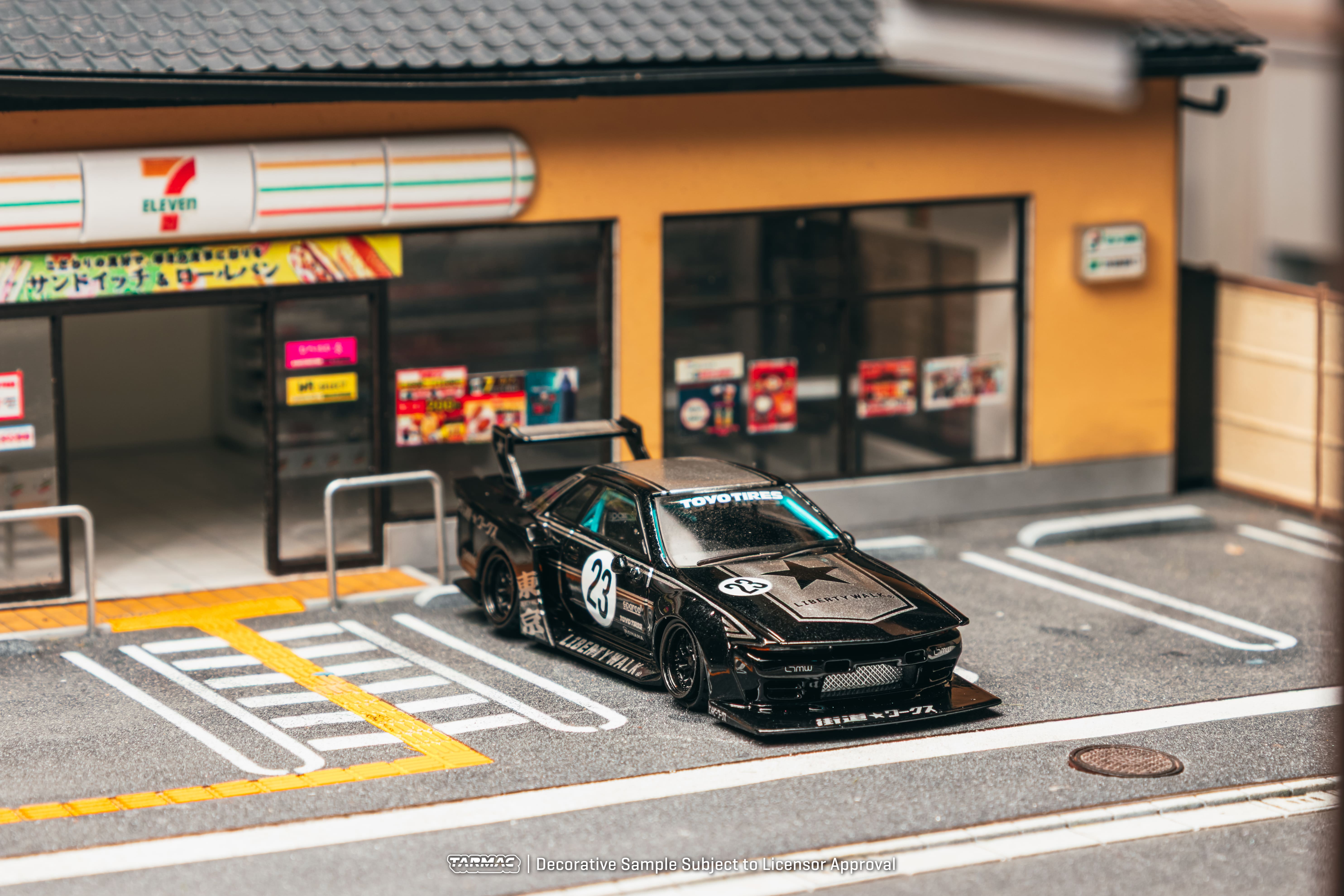 Nissan Skyline (R32) 2025 LB-Kaido Works black 1:64 Tarmac