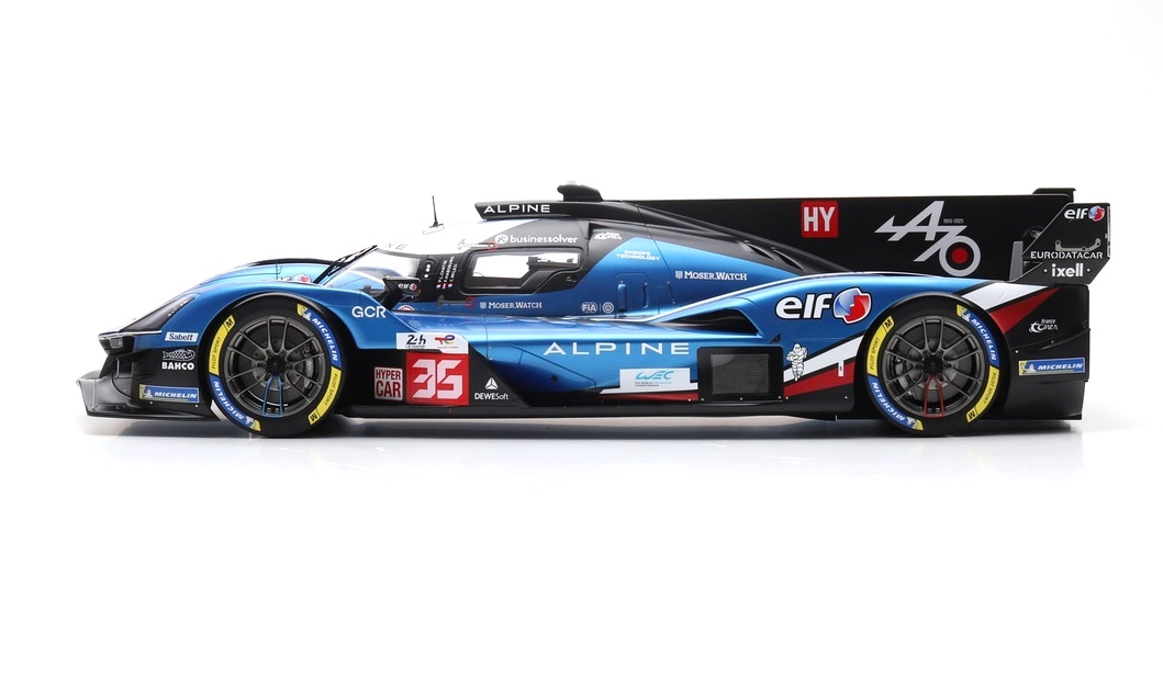 Alpine A424 Alpine Endurance #35 Chatin/ Habsburg/ Milesi 9th 24H Le Mans 2025 1:8 Spark