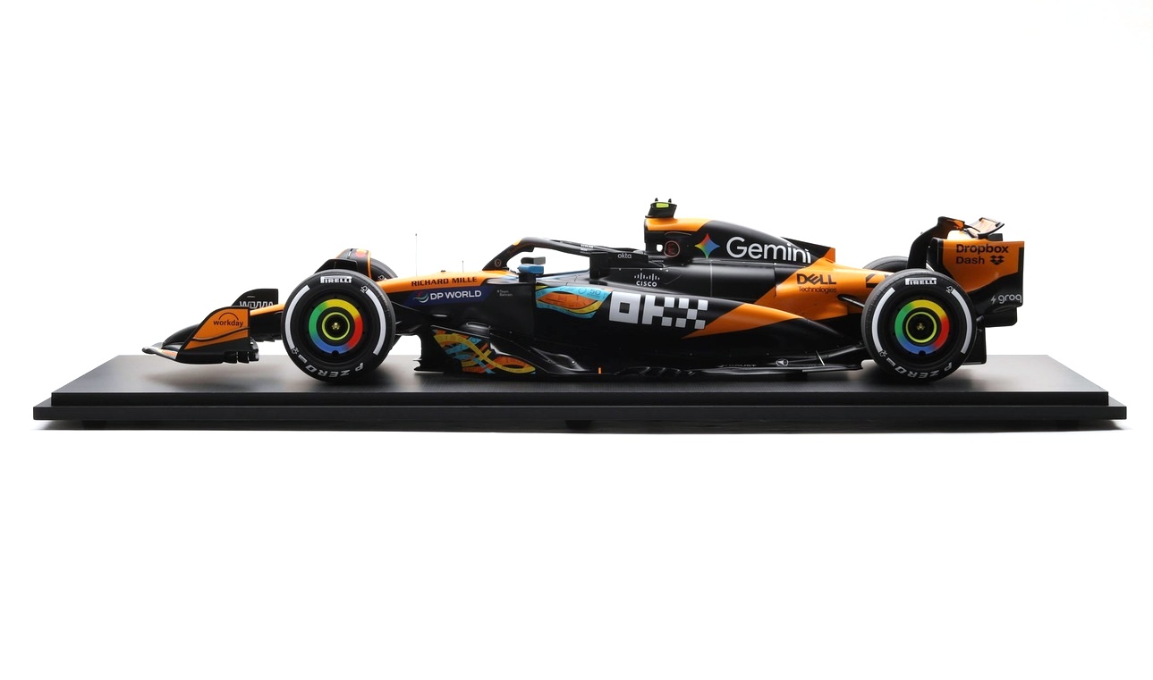 McLaren MCL39 #4 L.Norris 3rd Abu Dhabi GP 2025 F1 Drivers' World Champion 2025 1:8 Spark