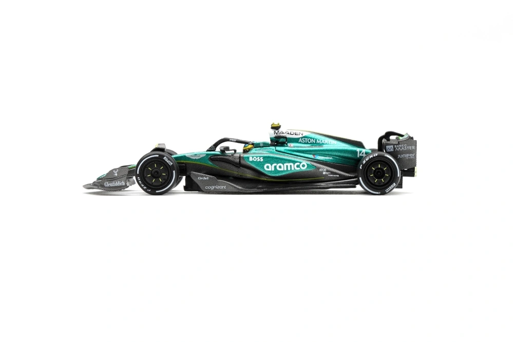 Aston Martin AMR24 #14 Fernando Alonso Grand Prix Las Vegas 2024 1:64 Mini GT