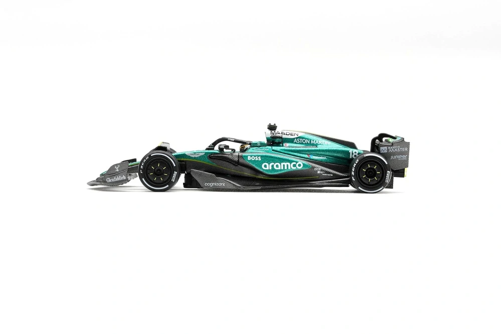 Aston Martin AMR24 #18 Lance Stroll Grand Prix Las Vegas 2024 1:64 Mini GT