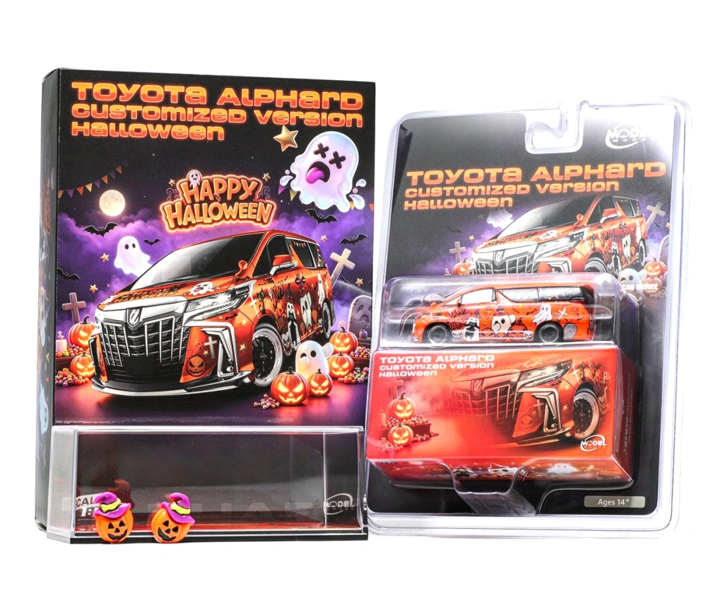 Toyota Alphard Customized Version *Halloween* orange 1:64 ModelModel