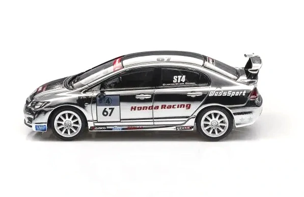 Honda Civic Type-R FD2 Team Yamato #67 S.Uchiyama/K.Omura/H.Noma Super Taikyu Series 2009 chrome 1:64 ModelModel