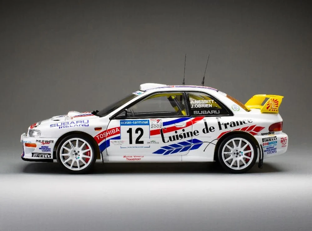 Subaru Impreza WRC S6 #12 A.Nesbitt/J.O'Brien Winner Jim Clark Memorial Rally 2002 1:18 Sun Star