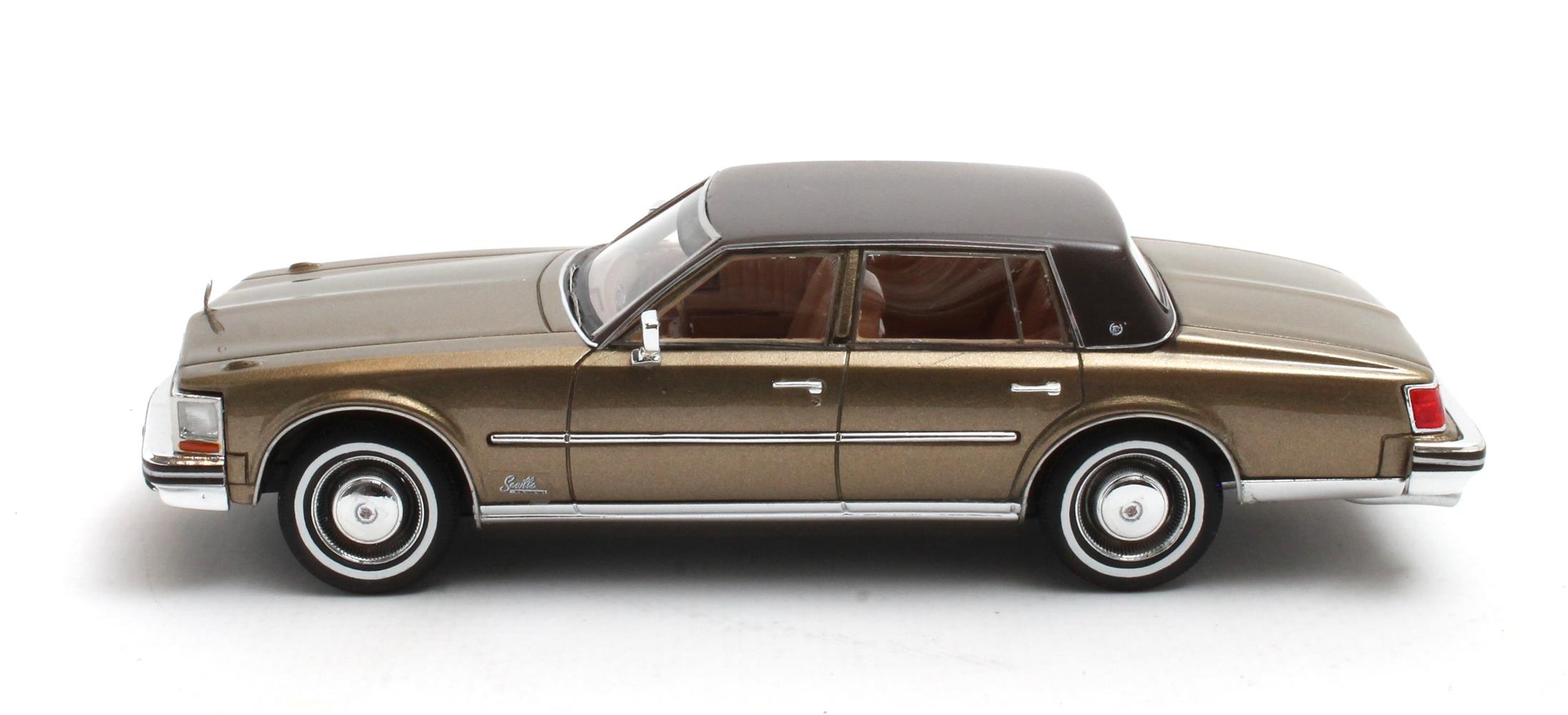 Cadillac Seville 1976 brown/gold 1:43 Matrix Scale Models