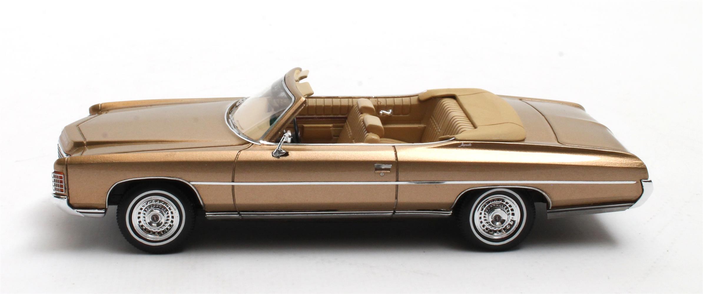 Chevrolet Impala Cabriolet Open 1971 gold 1:43 Matrix Scale Models